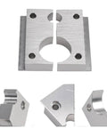 Reservoir Body And Shaft Clamp 803 00 208 for Float X Shock, showing steel construction and precise fit details for MTB use.