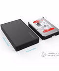 Built Tough Sata To Usb 3.0 External Hard Drive Enclosure And Universal Docking Station with 2TB HDD beside it.