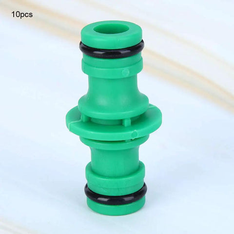 Awesome 10Pcs Water Hose Quick Connect Kit With Smooth Irrigation Tools For Easy Garden Pipe Repairs And Universal Straight Links To Fix Split Hoses Fast, green plastic hose connector