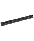 Top Shelf 12 Inch Long Cheese Mounting Plate Featuring Heavy Duty Aluminum Body And Built In Quarter Twenty Screws viewed from above.