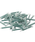 50 Pack 2K Mixing Tips 83mm Static Nozzles for Two Component Epoxies and Resins, Bubble Free Blend, Go-To 5.3mm Inner Diameter and 7.6mm Outer Diameter, Built For Strong Adhesive Bonding, green static mixer tips