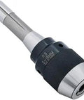 Heavy Duty Keyless Drill Chuck With Integrated Shank, R8 Shank, Titanium Jaws, One Eighth To Five Eighths Inch Clamping, Precision CNC Ready