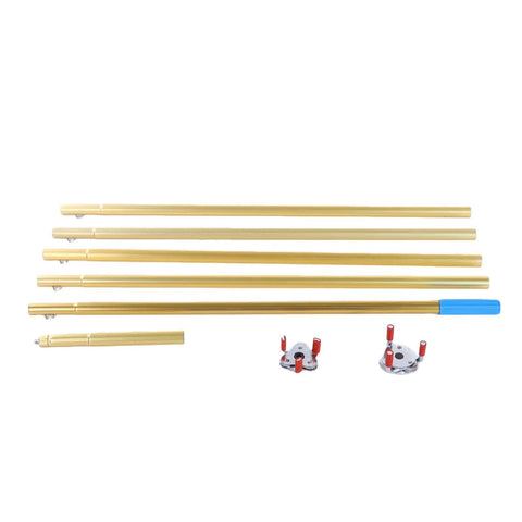 Heavy Duty Aluminum Smoke Detector Removal Tool With Killer Seventeen Foot Reach For High Ceilings Smooth Grip Handle Keeps Hands Safe During Fast Fixes No Fuss Operation For Any Weekend Warrior Looking To Wrap Up Work Early