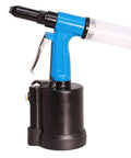 Lightweight Pneumatic Air Rivet Gun Kit with Interchangeable Rivet Heads for aluminum steel iron and stainless rivets