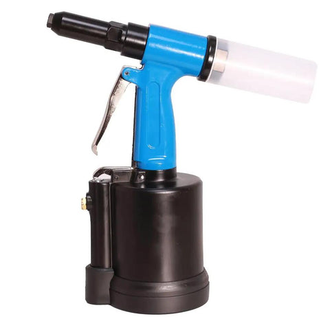 Lightweight Pneumatic Air Rivet Gun Kit with Interchangeable Rivet Heads for aluminum steel iron and stainless rivets