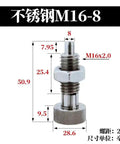 Heavy Duty Indexing Plungers And Locking Spring Screws Available In M6 M8 M10 M12 M16 Sizes Built Different For Zero Threading Hassles, M16 size with a metal grip.