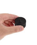 Premium Heavy Duty Machine Shaft End Protectors For Grip O Matic Pullers, black metal protector held in hand.