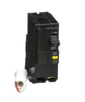 QO220GFI 20 Amp 120/240V Miniature Circuit Breaker GFCI For 3 Pole NEMA 1 Enclosures, front view