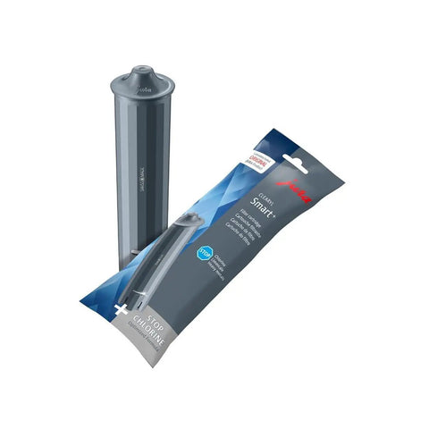 Clearyl Smart Coffee Machine filter with gray finish, packaged, compatible with Intelligent Water System and auto alerts.