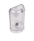 Water Tank For Capsule Coffee Makers With Large Capacity Lid Easy Lift One Hand Refill Lightweight Reservoir Cover For Nespresso J520 Plus Compatible Replacement Part: Transparent plastic water tank, front view.