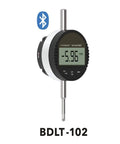 BlueDial Bluetooth Dial Indicator Lite 0.01mm Resolution 12.7mm Range 8 Hz Wireless Data Indoor 20m Outdoor 30m 400mAh Battery 50 Hour Life Precision Machining Gauge For Metalworking digital dial indicator with Bluetooth icon and LCD display