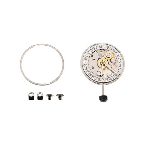 Automatic Watch Movement Replacement Kit With Decorated Finish Fully Compatible With SeaGull 2130 And ETA 2824 Clones components