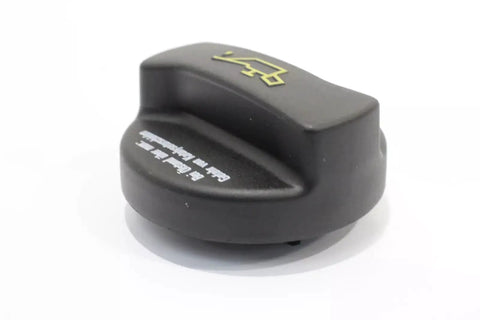 Black engine oil filler cap replacement for Audi and Volkswagen vehicles, fits 1990s through 2018 models like A4 A6 with OEM style seal.