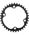 35T Inner Chainring For 12-Speed Drivetrain, 107 BCD, 4-Bolt, Blast Black Aluminum