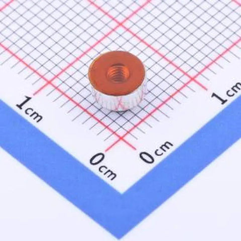 Twenty Piece Pro Grade Surface Mount Copper Tinned Standoff Spacers Packed With Serious Holding Power For Seamless Circuit Board Assembly Heavy Duty PCB Hardware You Trust Daily, copper standoff spacer with threaded center.
