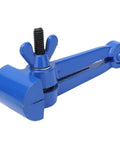 50mm Mini Hand Vise With Carbon Steel Build And Non Slip Jaw, Locking Clamps For Precise Small Parts Work, blue hand vise