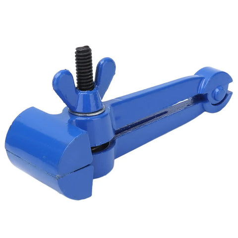 50mm Mini Hand Vise With Carbon Steel Build And Non Slip Jaw, Locking Clamps For Precise Small Parts Work, blue hand vise