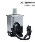 Beefy 400W AC Servo Motor 60ST M01330 3000RPM 220V With Brake, visible side view, for CNC machines and robotic systems.