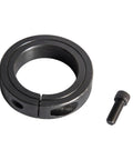 One And Three Quarters Inch Bore Single Split Shaft Collar With Outer Diameter Two And Three Quarters Inches And Eleven Sixteenths Inch Wide Beefy Carbon Steel Two Pack For Secure Shaft Alignment And No Slippage.