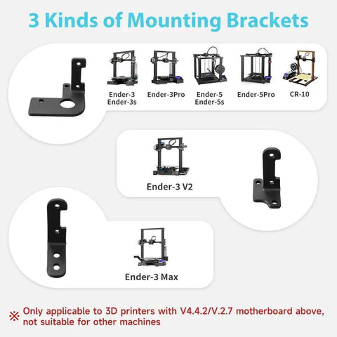 Auto Bed Leveling Sensor Kit For 3D Printers With Metal Push Pin CR Touch compatible brackets for Ender series, CR-10 printers