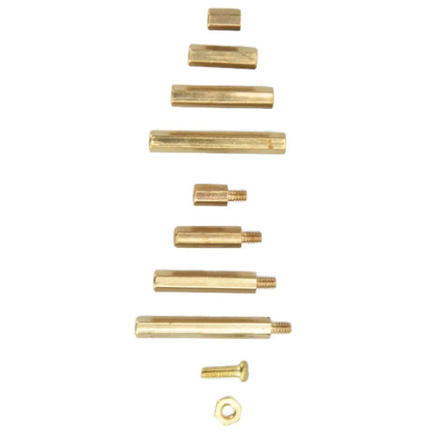 350 Piece M2 Screw Kit With Hex Bits And Brass Nuts All In One Fastener Set For PC Builds And Laptop SSD Install Durable Copper And Stainless Steel Hardware 10 Tools Included Versatile Heavy Duty brass standoffs and screws