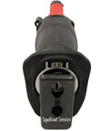 Front view of M18 Fuel Sawzall Brushless Cordless Reciprocating Saw Bare Tool Only No Charger No Battery with blade clamp
