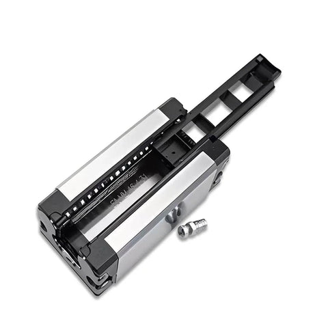 Linear slide block R162211422 single bearing unit showing upper view with precision components for CNC equipment