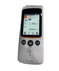Heavy Duty Metric Surface Roughness Tester Provides Spot On Readings With A Slick Backlit Color LCD Display And Lightning Fast Charging For Legit Quality Assurance On Every Job Site, showing 2.950 µm reading.
