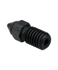 Beefy Hardened Steel Nozzles For 3D Printing Spider Hotend High Speed And High Temp 0.6mm And 0.8mm Dual Pack Up To 450C Compatible With Ender 7 Ender 5 S1 Creality Printers shown is a close-up of the 0.8mm nozzle