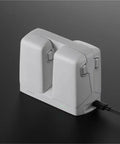 Drone Multi Battery Charging Station With LED Indicators for DJI Flip Parallel Hub, dual battery slots, black surface.