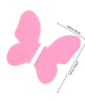 Butterfly Pink Cabinet Handles For Drawers And Cabinets, Vintage Style Furniture Hardware, Dresser Pulls Set, 1 Pair