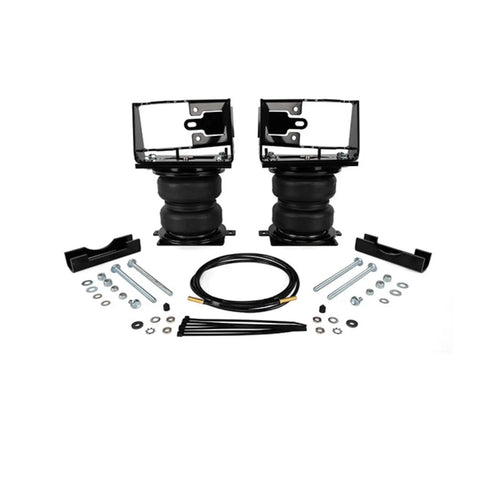 Premium Rock Solid Heavy Duty Air Spring Kit And Wireless Compressor Fits 2022 2026 Toyota Tundra with dual air bags and mounting hardware.