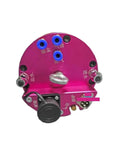 No Nonsense BT30 Taper Spindle Motor For CNC Milling And Engraving Up to 18000 RPM shown from the back with multiple ports.
