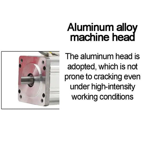 Heavy Duty Bench Grinder And Polishing Workhorse With 550 Watt Brushless Motor And Intuitive Digital Controls Spanning 200 To 7000 Rpm mounted on aluminum frame machine head close-up.