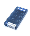 R5 round aluminum turning inserts in a blue case for SGCR/L SRDCN milling tool holders; 10 pcs.