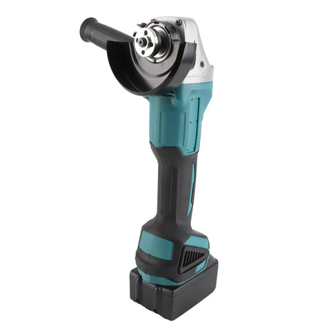 Pro Level Brushless Angle Polisher With Comfort Grip Handle And Quick Charge Battery For Spotless Metal And Wood Refinishing, side view