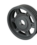 Conventional MST Sheave 4 B 124 Q Bushed Drive Pulley For Belt Driven Machinery, Heavy Duty Sprocket And Gear Replacement