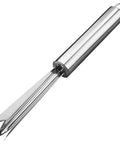 Pro Grade Stainless Steel Pineapple Eye Remover Tool With V Shaped Cutter, Multipurpose Pineapple Eye Clip displayed with V-blade visible
