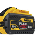 20/60V Max Flex Battery 9Ah Heavy Duty Lithium Battery For Power Tools, Long Lasting Power, Universal Fit For 20V And 60V Systems, Rapid Charge