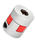 Flexible Shaft Coupling 30mm Outer Diameter, 35mm Length, 12 To 14mm Bore, Aluminum Plum Connector, Zero Backlash, High Torque
