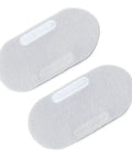All In One Accessory Kit For Nasal And Pillow Masks With Elbow Head Strap And Soft Wraps One Size Fits All For A Quieter, Cozier Sleep Experience All Night. White soft wraps shown in two pieces