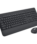 Slick Hybrid Usb C And Usb A Dock With 90W Fast Charge, Dual HDM I Display Port, Bundled With Desk Mount Dual Monitor Stand, Wireless Keyboard, Gel Mouse And Wrist Pad For Rock Solid Workstation Setup, black wireless keyboard and mouse combo.