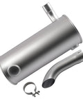 Exhaust Silencer Muffler For Construction Equipment Direct Fit Noise Reduction Fits ZX130W ZX160 ZX180LC EX120-5 Part No 4479646, stainless steel
