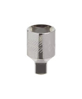 Three Eighths To One Half Inch Socket Adapter For One Half Inch Drive, Female To Male, Chrome Plated And Corrosion Resistant