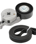 Upgrade Your Ride With This Top Notch Drive Belt Tensioner Assembly Kit Stops Rattle Bad Noise Easy Install Fits 2009 To 2018 Models Part Number 1662036010 Makes Your Car Run Super Smooth Like New Cruising The Streets Worry Free. drive belt tensioner assembly kit with belt and pulley, metal and rubber