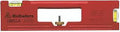 Red Libella 2000 12 Inch Aluminum Spirit Level with transparent pro-grade vials, blue body visible, ideal for precision alignment.