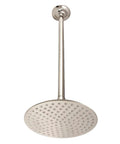 Shower Scape 7-3/4-Inch Round Brass Rain Shower Head With 17-Inch Ceiling Mount Arm In Polished Nickel, 1.8 GPM Flow