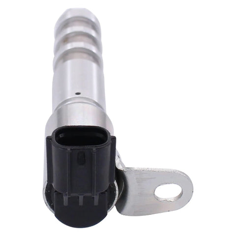 Close-up of a 4 Piece Engine Intake And Exhaust Camshaft Position Actuator Solenoid Kit With Variable Timing VVT Oil Control Valve for GM cars.