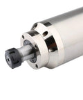 Close-up of Water Cooled CNC Spindle 4.0KW 24000 RPM ER25 Four Bearings Setup with Quiet Heat Dissipation System for precision metalworking.