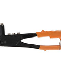 Ditch The Flimsy Tools And Grab This Heavy Duty Riveter Kit For Serious Metal And Plastic Jobs Including Auto Body Gutter Repairs With 120 Premium Rivets For Rock Solid Connections On Every Single Project. black and orange hand riveter tool